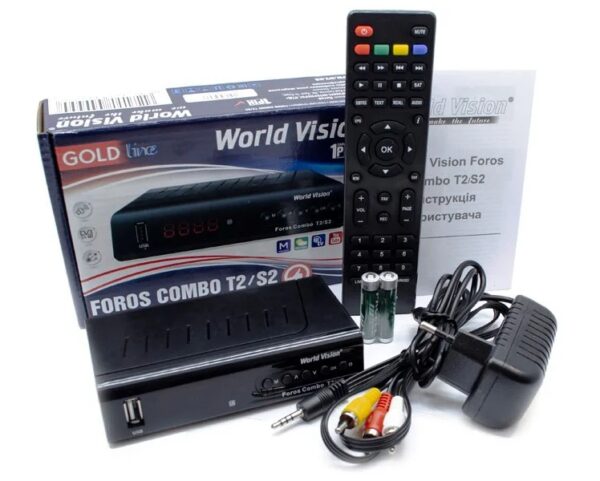 Тюнер World Vision Foros ULTRA (Т2+супутник)