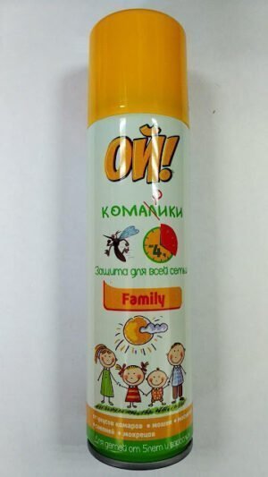 Аерозоль "Ой комарики" Family 150мл