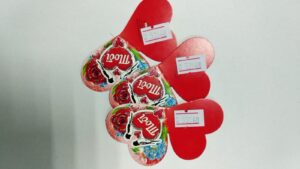 Листівка вітальна "Валентинка"
