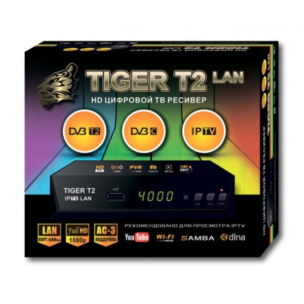 Тюнер Tiger T2 IPTV LAN - Зображення 4