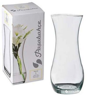 Ваза скляна Pas.Flora 11-26-см 43737,