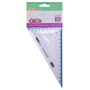 Косинець 140 мм, 90° / 60° в блістері, Kids Line (ZB.5622-10)