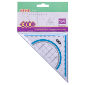 Косинець 2 в 1,140 мм, 90° / 45° в блістері, Kids Line