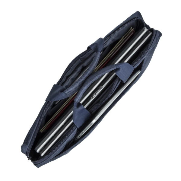 Сумка для ноутбука 15.6" Riva 8035 поліестер Синя - Зображення 2