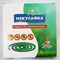 Упаковка спіралей від комарів, 10 штук, "Некусайка"