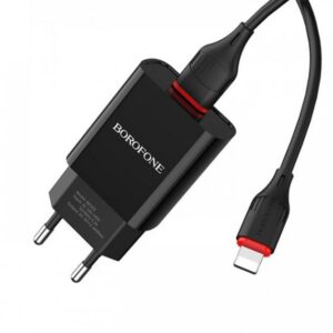 Мережевий зарядний пристрій 1USB Borofone BA20A Sharp 2.1A