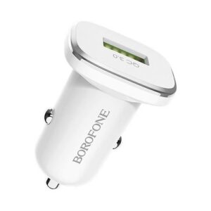 Автомобільний зарядний пристрій Borofone BZ12A QC3.0 2in1 Micro
