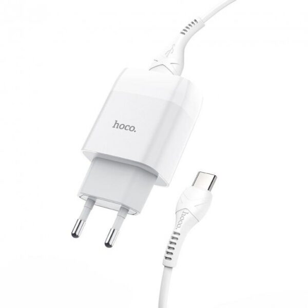 Мережевий зарядний пристрій 1USB Hoco C72A Glorious (5V-2.4A)