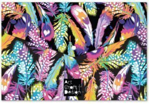 Папка-конверт А5 на кнопці Colorfull, 180 мкм