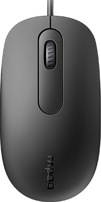 Миша Rapoo N200 USB, Black