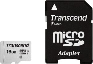 Карта памяті Micro SDHC 16Gb Transcend 300S Class 10 UHS-I U1