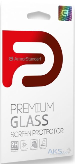 Захисне скло ArmorStandart для Tecno Pop 2F (B1F) - Full Glue, Black