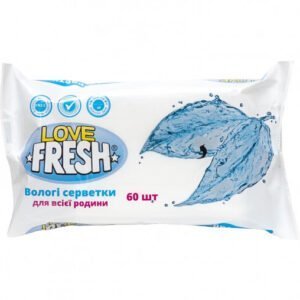 Вологі серветки для всієї родини "Love Fresh"