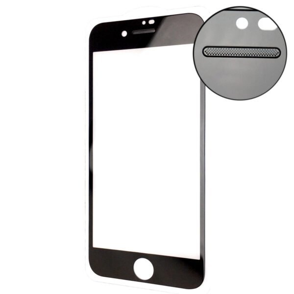 Захисне скло 3D 21H iPhone 7 Plus,8 Plus black/white (без упаковки)
