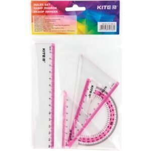 Набір для креслення, 4 предмети, зі смугою, Kite k17-280