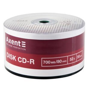 Диск CD-R 700 MB, 80 min ТМ AXENT