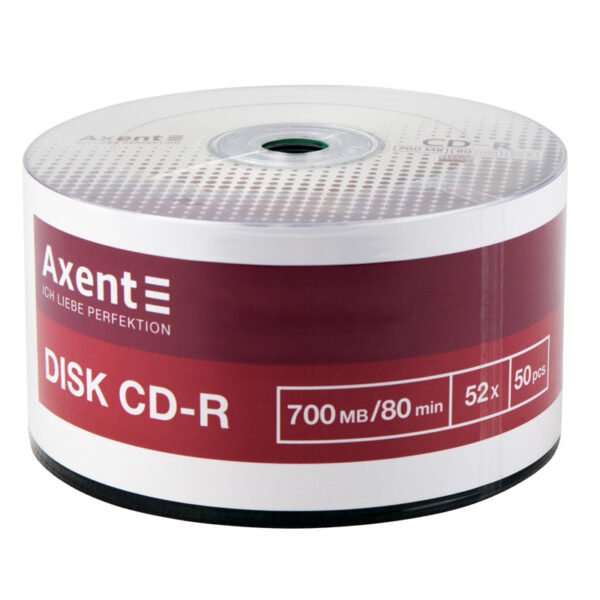 Диск CD-R 700 MB, 80 min ТМ AXENT