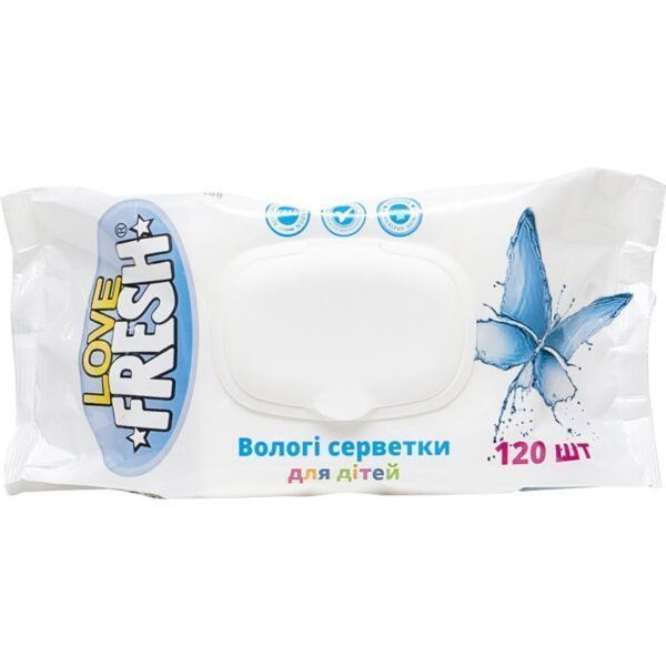 Вологі серветки для всієї родини "Love Fresh"