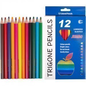 Олівець 12 кольорів JAMBO Luminoso elastico