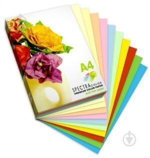 Картон кольоровий А4, Rainbow » SPECTRA COLOR