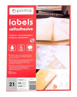 Етикетки самоклейні, OPTIMA