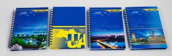 Блокнот на спіралі Україна А6, 96 арк.