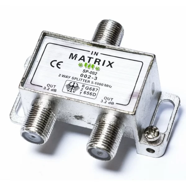 Сплітер 1/2 MATRIX SP-002 HQ 5-1000 MHz || прохідний