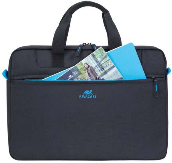 Сумка для ноутбука 15.6" Riva 8037 (Black) - Зображення 3