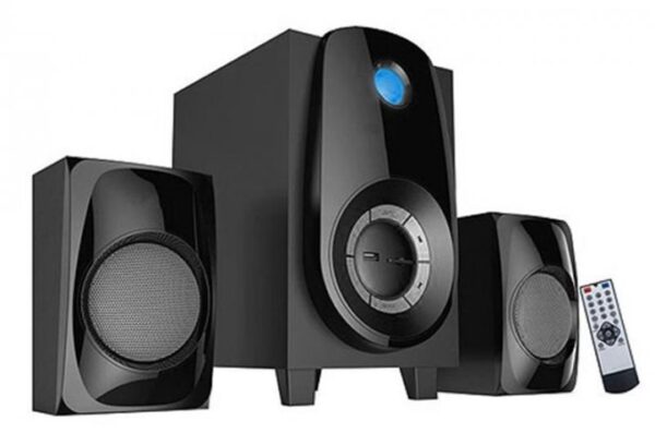 Акустична система Golden Field (2.1) LA-017HM, FM, USB-reader, MP3, пульт ДК, (10 Вт + 2x3 Вт)