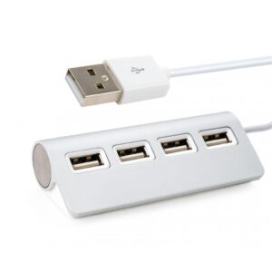 Хаб USB Vinga USB 2.0 to 4*USB2.0 metal (VCPH2USB4)