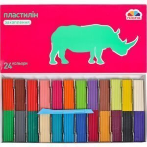 Пластилін "Захоплення" 24 кольори, 480 г "Гамма"