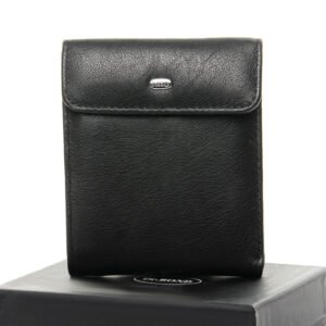 Чоловічий шкіряний гаманець DR.BOND  M55 black