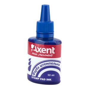 Фарба штемпельна Axent  чорна_синя