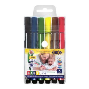 Фломастери Jumbo 6 кор ЗІБІ