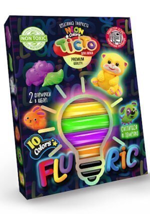 Тісто для ліпки "FLUORIC" 10 кол.