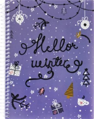 Блокнот на спіралі А5, 60 арк "Hello Winter", ECONOMIX 21950