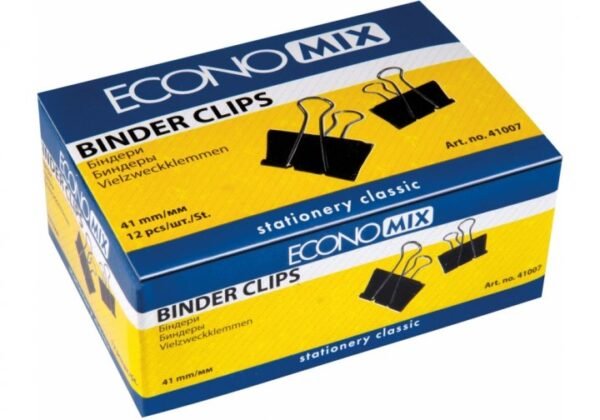 Біндери для паперу 41 мм ТМ Economix 41007