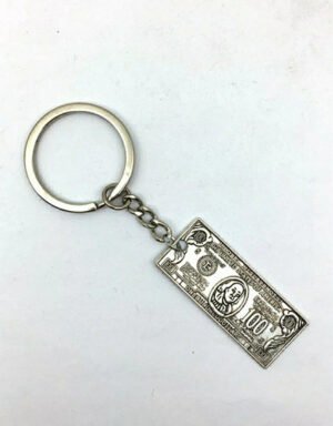 Брелок металевий, 3x5 см, "Доллар"