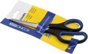 Ножиці офісні, 20 см, прогумлені ручки , ECONOMIX 40403