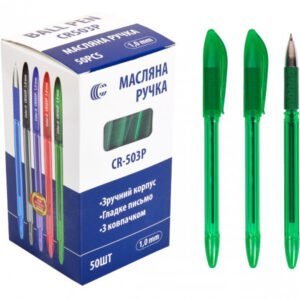 Ручка масляна СR503Р "С" тонована зелена
