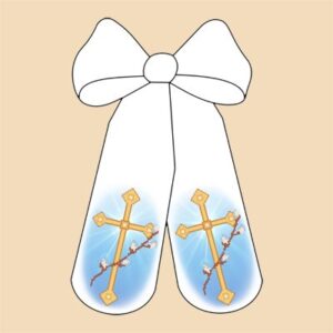 Схема для вишивки бісером Пасхальний бант ББ-004