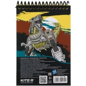 Блокнот на спіралі А6, 48  арк ТМ KITE tf21-196