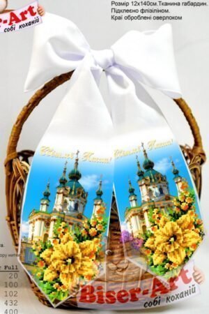 Схема для вишивки бісером Пасхальний бант В24012