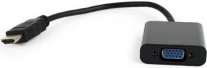 Перехідник-конвертер Cablexpert HDMI to VGA (A-HDMI-VGA-04) Black A-HDMI-VGA-04