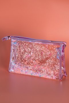 Косметичка прозора Глітер