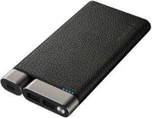Батарея зовнішня PURIDEA X01 10000mAh Li-Pol +TYPE-C Leather Black