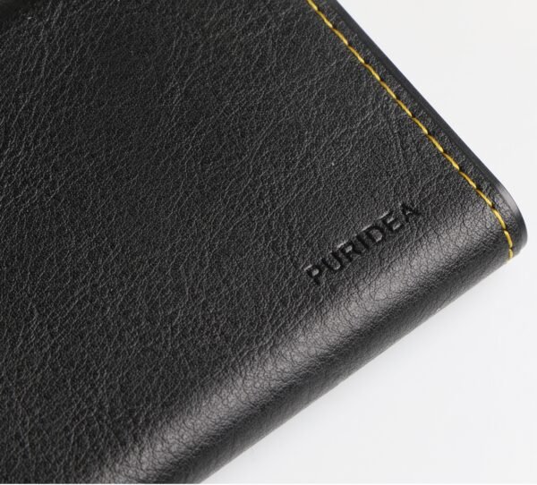 Батарея зовнішня PURIDEA X01 10000mAh Li-Pol +TYPE-C Leather Black - Зображення 3