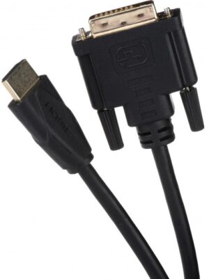 Кабель HDMI to DVI (24) 1.8m 2E Black