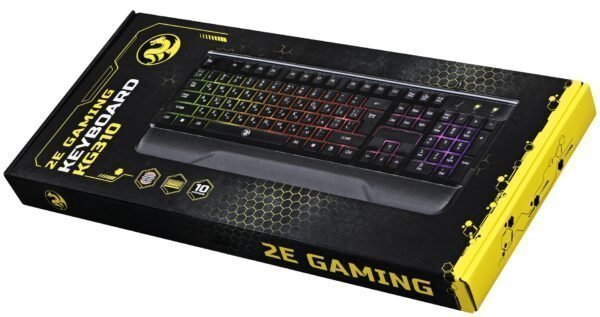Клавіатура, 2E KG310 USB, Black ( Gaming ) - Зображення 2
