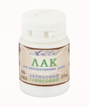 Лак акриловий 20 мл для декоративних робіт